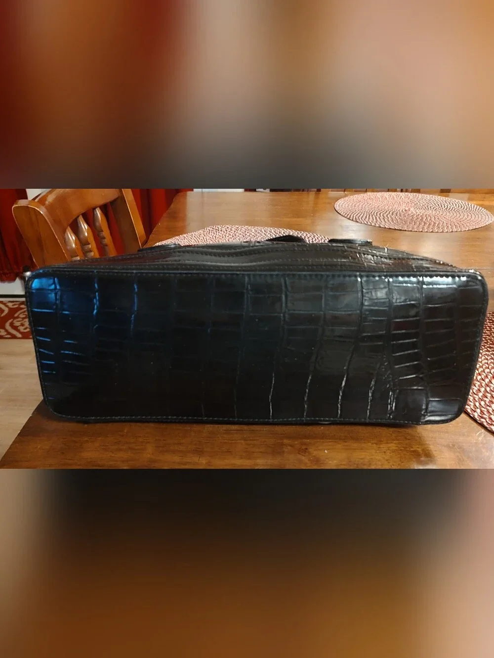 Liz Claiborne sleek croc